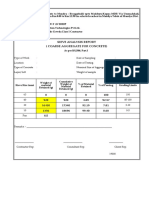 Sieve Analysis of Coarse Agg