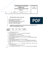 Top Notch 2 Final Test 1-6