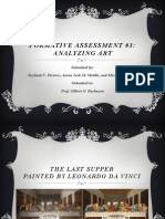 Formative Assessment #3: Analyzing Art