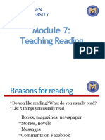 Module 7 Teaching Reading