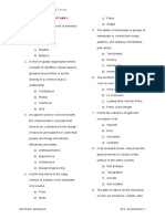 THEORY OF ARCHITECTURE 1 and 2 - DATILES