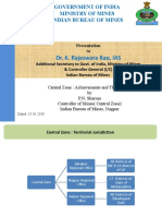 Dr. K. Rajeswara Rao, IAS: Government of India Ministry of Mines Indian Bureau of Mines