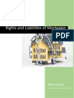 Rights and Liabilities of Mortgagor: Nikhil Solanki