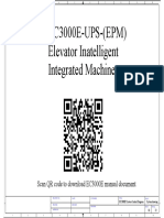 EC3000E-UPS - (EPM) Elevator Inatelligent Integrated Machine: Scan QR Code To Download EC3000E Manual Document
