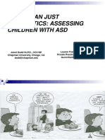 More Than Just Pragmatics: Assessing Children With Asd