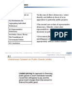 Political Economy: 9.1 Unanimous Consent On