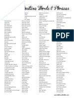 200 Positive Words List PDF