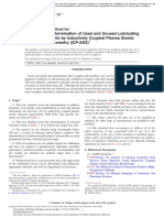 Multielement Determination of Used and Unused Lubricating Oils and Base Oils by Inductively Coupled Plasma Atomic Emission Spectrometry (ICP-AES)