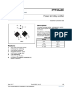 STPS640C: Power Schottky Rectifier