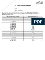 Ifra Conformity Certificate - Passion Fruit 105