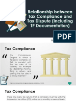 Relationship Between Tax Compliance and Tax Dispute (Including TP Documentation)