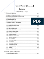 Fbs-Plc User'S Manual【Hardware】