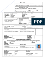 Form No. 2: Particulars of The Factory