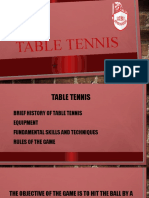 PE 103 Table Tennis