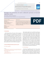 Strategies For Production of Active Eukaryotic Proteins in Bacterial Expression System