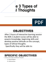 Module 3 Types of Ethical Thoughts