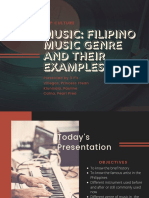 Music: Filipino Music Genre and Their Examples: Pop Culture