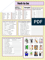 Write The Verb To Be and Change To Short Form.: Re-Arrange The Sentence