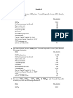 Numerical Problems For Module II and III