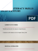 Digital Literacy Skills IN 21 Century