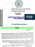Construction Contracts Docuements: Dr. Ismail Zakaria Al Daoor