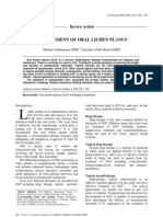 Management of Oral Lichen Planus: Review Article