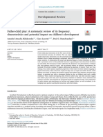 Father-Child Play: A Systematic Review of Its Frequency, T Characteristics and Potential Impact On Children's Development