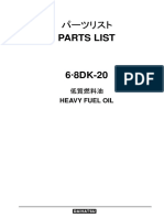 Daihatsu - 6 8DK-20 Spare Parts List (Heavy Fuel Oil) PDF
