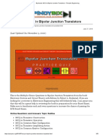 Boylestad - MCQ in Bipolar Junction Transistors - Pinoybix Engineering