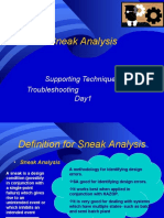 Sneak Analysis: Supporting Techniques Troubleshooting Day1