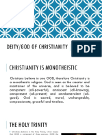 Deity/God of Christianity: Group 3