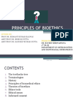 Principles of Bioethics: Guided by