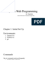 Python Web Programming: Mr. Wangjinkai