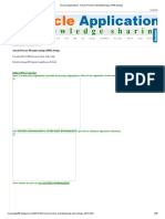 Oracle Process Manufacturing (OPM) Setups