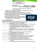 Entrepreneurship G12 Module Jan 11-29 PDF