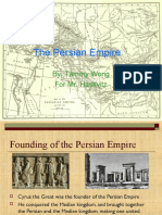 The Persian Empire: By: Tammy Wong For Mr. Haskvitz