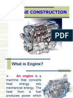 Construction of Automotive Engine