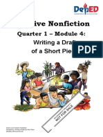 Creative Nonfiction: Quarter 1 - Module 4
