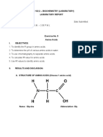 Chem 132.2 - Biochemistry (Laboratory) Laboratory Report