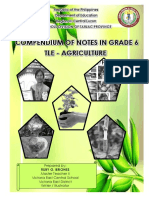 Compendium of Notes in Grade 6 Tle - Agriculture