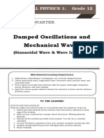 Damped Oscillations and Mechanical Waves: General Physics 1: Grade 12