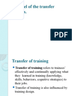 A Model of The Transfer Process