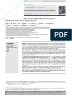 Excess Protein Intake Relative To Fiber and Cardiovascular Events in Elderly Men With Chronic Kidney Disease