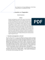 Gutzmann 2014 Semantics Vs Pragmatics