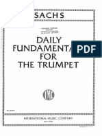 Sachs Daily Fundamentals For The Trumpet