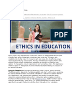 Ethics in Education