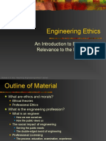 Engineering Ethics: An Introduction To Ethics and Its Relevance To The Profession of Engineering