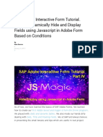 SAP Adobe Interactive Form Tutorial - Parte 4