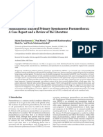Simultaneous Bilateral Primary Spontaneous Pneumothorax (2019)