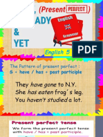 Present Perfect Tense 5 Chaprter 7